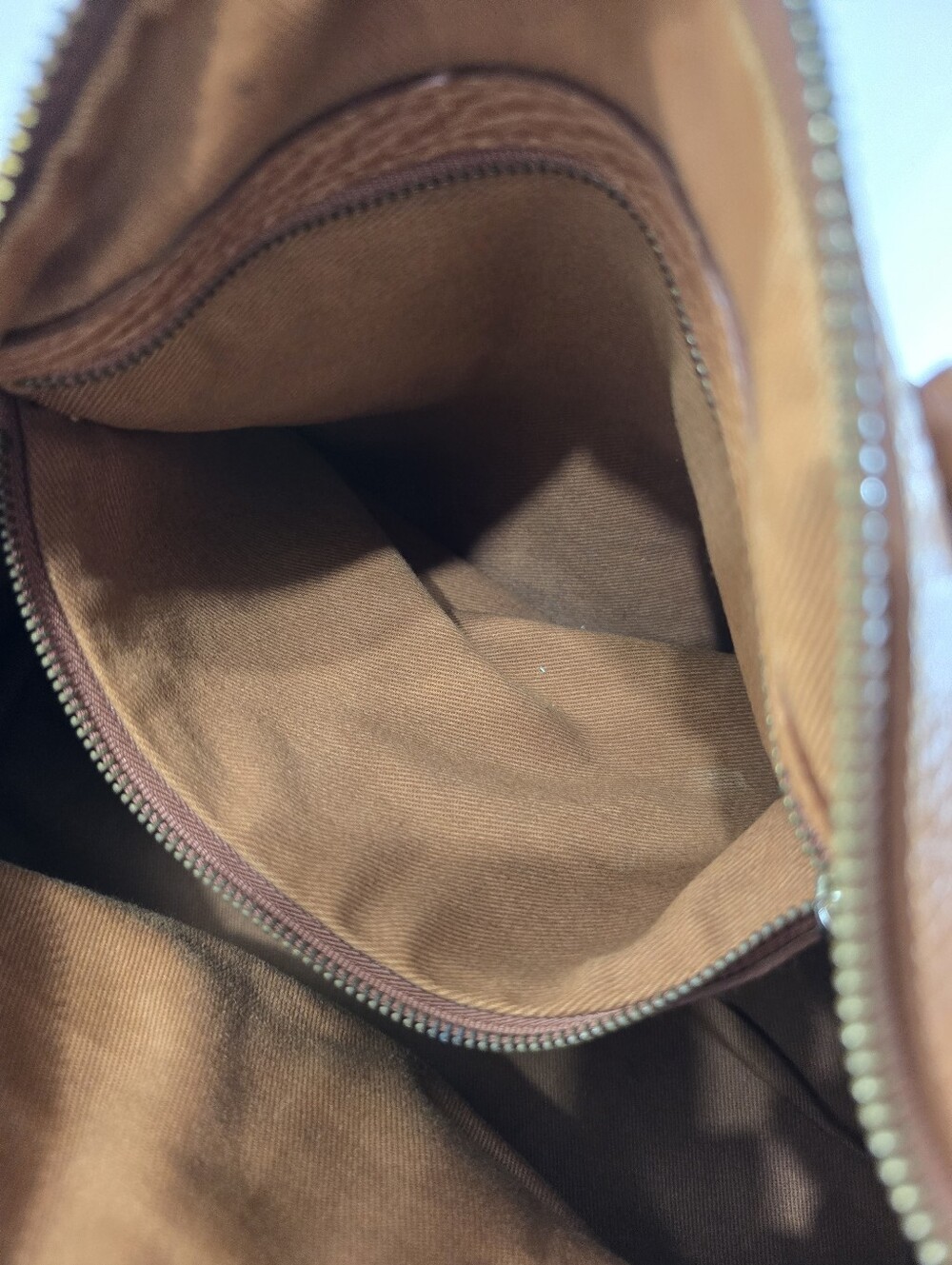 Ralph Lauren Vintage Speedy Dr Bag Pebble Saddle Tan Leather Satchel VTG 90s - Picture 15 of 16